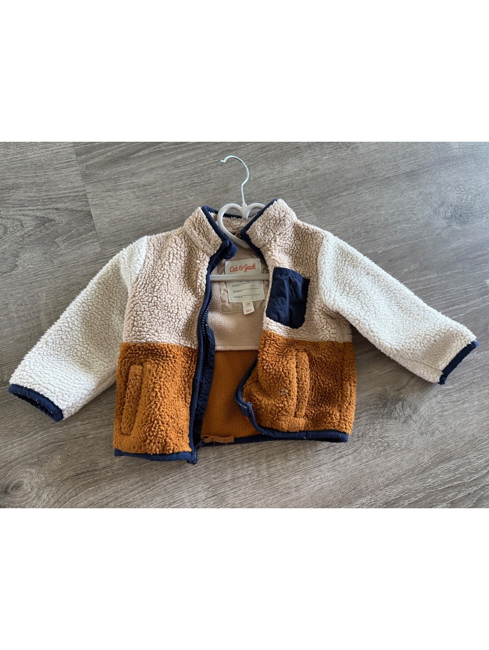 Cat and Jack toddler sherpa fleece jacket 12 months